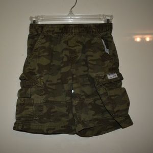 Boys camo cargo shorts